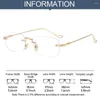 Lunettes de soleil Lunes légères anti-bleue pour femmes hommes Business Business Office carré Office Office Office Protection des yeux