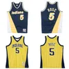 Jalen Rose Ed Basketball Jerseys 1996-97 99-00 Хардвудс Классические поклонники ретро Джерси Мужские Молодые женщины S-6XL