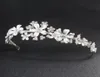 Bridal Wedding Crystal Rhinestone Hair Headband Crown Tiara Wedding Pearl Tiara Ivory White Jewelry Decorations for Hair JCI0686487206