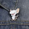 Broches pin animé animal périphérique broche mignon cartoon souris metal badge accessoires personnalisés épingles pour badges pour sacs à dos