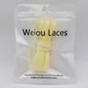 Parti di scarpe Weiou Laces Laces 0,7 cm a 4 colori Modifica in poliestere Sneker casual di alta qualità Donne 2024 Accessori di moda