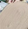 Mattor handvävda golvmattor Enkel bomullslinne jute mattmatta dörrormat miljövänliga icke-halkiga mattor kudde ingång matta för sovrum