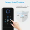 Управление IP65 Водонепроницаемой Ttlock Finger -Отпечаток Smart Door Lock Outdoor Gate Password 13,56 МГц IC Card Deadbolt Lock+Mechanical Key