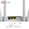 Routrar Tianjie LM321 3G 4G GSM LTE 300Mbps Home Quad Antenna RJ45 WAN LAN MODEM WIFI HOTSPOT CPE ROUTER MED SIM CARD SLOT