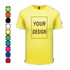 Camiseta personalizada de secagem rápida Faça seu design Text Men Women Print Original Design Gifts Tshirt 240420