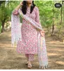 Vêtements ethniques Palazzo Ensemble pour les femmes imprimées Salwar Kameez Dupatta Beautiful Kurti Pant