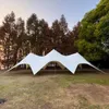 Tendas e abrigos grandes tendas de acampamento ao ar livre protetor solar à prova de chuva 124 metros quadrados podem organizar 30-40 pessoas