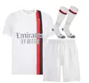 23 24 AC KOCHE Football Jersey Men's s-XXL Fan Edition Player LOFTUS-CHEEK PULISIC Children's 16-28 Milan Football Sweatshirt Set+Socks 4Th 4Th Black