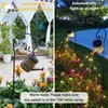 Hollow smeedijzeren star douchelamp zonne Watering Can Fairy Light Garden Decoratie Lawn Courtyard Decorations 240411