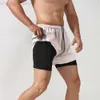 Desginer Yoga Shorts Ubraj krótka kobieta z kapturem Męskie spodnie fitness treningowe amerykańskie koszykówka sporty szorty biegowe Casuquick sucha podwójna warstwa rower