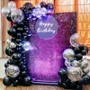 Party Decoration Iridescent Sequin Backdrop Glitter Shimmer Square Panel Wall Wedding Decor Baby Shower Birthday