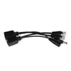 1PAIR POE CABLE PASTER Power Over Ethernet Adapter Cable Cable Splitter Splitter Модуль питания 12-48 В для IP-камеры