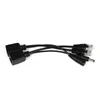 1Pair Poe Cable Passive Power sobre o adaptador Ethernet Poe Splitter Injetor Injetor Módulo de Fonte de Avenida 12-48V Para Câmera IP