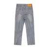 Dernières jeans de mode lavage à eau Pantalon élastique décontracté en mousse blanche imprimé pantalon de luxe pantalon droit de taille moyenne
