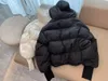 冬のジャケット女性コットンジャケットレディースデザイナーコート下にフードドジャケットファッションレター刺繍カーディガンコットンコートCC