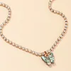 Urok Bracelets 2024 Claw Sain Błyszcząca kryształowa bransoletka dla kobiet Butterfly Uroki na nogę Prezent biżuterii