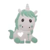 10st Horse Silicone Unicorn Baby Teether A Free Spädbarn Ting Pacifier Clip Chain Animal Pendant Runent Born Shower Gift 240415