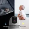 Monitore 3,5 Zoll großer Bildschirm Babyphone Infrarot Nachtsicht Wireless Video Farbmonitor mit Schlaflied Fernbedienung Pantiltzoom Kamera