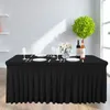 Table Cloth Skirt El Conference Office Elastic Rectangular Exhibition Tablecloth Gray22