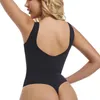 Tamas do corpo da cintura feminina Shaper Shaper Square Tank Tamas de barriga sem costura Controle Shapewear com tanques de tanga Bodys Ruys 240420