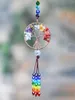 Garden Decorations 1 PC Tree of Life Sun Catcher Crystal Pendant Crafts Hanging Window Prisma Suncatcher Outdoor Decors Gift