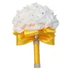 Dekorativa blommor Pearl PE Flower Bridal Bouquet Wedding Foam Artificial Simulation Supplies