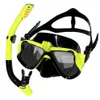 Diving Mask With Sports Camera Mount Electroplate Tempered Glass Silicone is Safe and Comfortable 240410