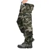 Heren Tactische camouflage overalls hoogwaardige katoenen multi-pocket broeken sporttraining Casual werkbroek 240420