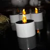 Kerzenhalter Solarenergie LED -Kerzen Flameless Lights Elektronisch wasserdichte Tee für Weihnachten Außenhause Party Dekorationen