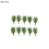 Decoratieve bloemen 10/20 stks kunstmatige dennentakken naald nep planten kerstkrans slinger slinger decoraties voor huis kerstboom ornament diy