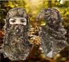 Hats New Ghillie Anzug Ghillie Camouflage Blatthut 3d Full Face Maske Kopfbedeckung Türkei Camo Hunter Hunting Accessoires