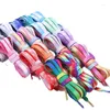 Shoe Parts 23 Colors Press Lock Shoelaces Without Ties 8MM Width Flat Elastic Laces Sneakers Kids Adult No Tie Shoes Accessories