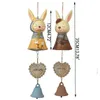 Decorative Figurines Resin Wind Chimes Home Decoration Handmade Cartoon Chime Door Ornament