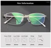 Sonnenbrillen Frames Chashma Top -Qualität Männer Rahmen reine Titan -Brille Ultra leichte optische Brille Flexible Brille für männlich