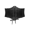 Ceintures en cuir Bondage Suit Ultimate Taist Close pour les femmes et le travail est méticuleux portant du corset