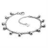 Anklets Bell Anklet 925 Sterling Silver for Women moda biżuteria