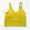 2023yoga tenue LU-20 U TYPE Back Alignez Tops Tops Gym Vêtements Femmes Casual Running Nude Sports Bra Fitness Beau Sous-vêtements