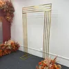 Party Decoratie 3 stks/set) Luxe bruiloft Kolom Stage Walkway Gold Pilaar Pilaar Flower Stand voor bruiloften AB701