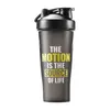 Shaker Bottles Gym Sports Protein Powder Mixing Bottle Outdoor Portable Leak Proof Plastic Cup Drinkware