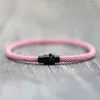 Charm armband trendiga milan reparmband minimalistiska svart magnet lås braslet män kvinnor multicolor vänskap Braclet Yoga smycken gåva