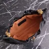 Сумка модного флип -плеча Loulou Bag Womens и мужские кожаные сцепления сумочка облачная сумка Backstrap Luxury Designer Black Chain Decbag Denim Envelope Chain Bag Сумка