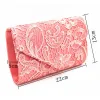 Claquettes Femmes Floral Lace Soirée Femme Femmes Clutch Sac Bridal Weddal Purse Hands Sac à mains