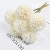 Decorative Flowers 6Pcs Silk Ball Chrysanthemum Wedding Artificial Flower Christmas Decor Vase For Home Arrangement Accessories