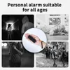 Zelfverdediging Alarm 125DB Beveiliging Beveiliging Alert Scream luid noodalarm Keychain Persoonlijke veiligheid voor vrouwen kind ouderling meisje