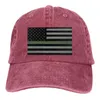 Ball Caps USA Flag Baseball Cap камуфляж открытый тренажерный зал капля вымытая шляпа Trucker Unisex Men Y2K Retro Custom Logo