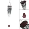 Decorative Figurines Aluminum& Wood Wind Chimes Garden Livingroom Adornment Mascot Home 27xTubes Bells Yard Decoration Hanging Ornament