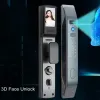 Control 3D Face Recognition Wifi Smart Door Lock With Fingerprint Printing Password Code RFID IC Card Unlock Usmart Go APP Remote Lock