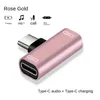 NEW ARRIVE 2 In 1 USB C Splitter Type C Male To Dual Type C Female Headphone Charger Adapter Splitter Converter