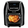 Fryers Powerxl Vortex Air Fryer Pro plus 10 Quart -Kapazität, schwarz, 1700 Watt,