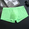 Sous-pants 1pcs Sexy Men Underwear Boxer Shorts Ice Silk U Convex Soft Male Men's Cueca Homme Slips Gay